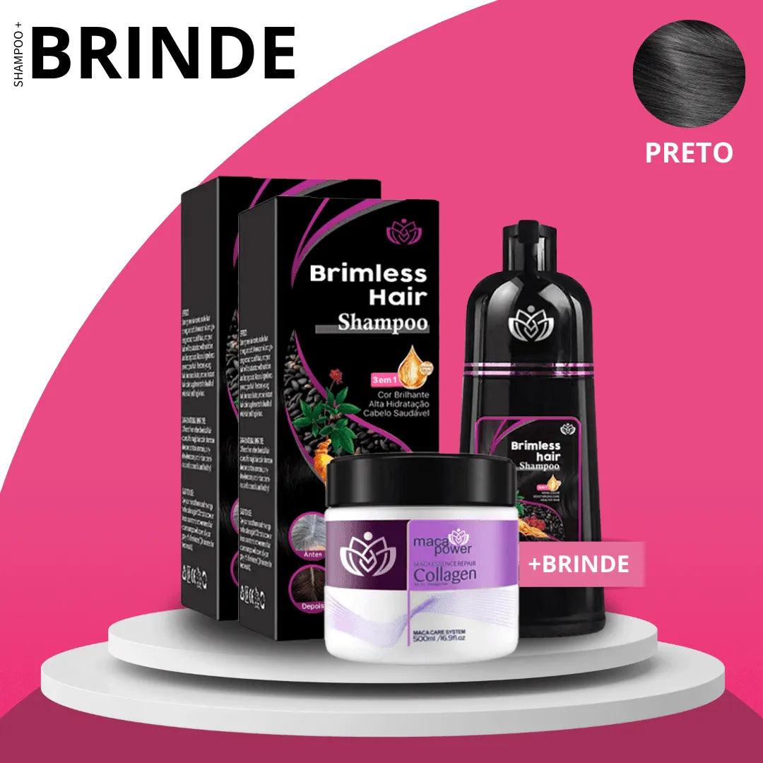Black Friday Compre 1 e LEVE 2 Shampoo Brimless Botânico 3 em 1 + BRINDE EXCLUSIVO