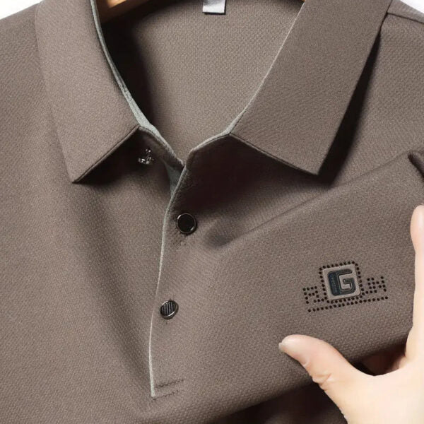 [Leve 5, Pague Só 3] Kit de Camisas Polo Masculinas Valder Premium em Seda Mulberry, Poliéster e Elastano