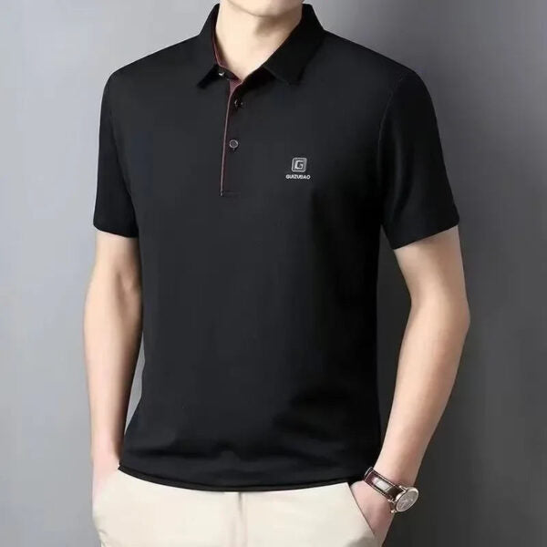 [Leve 5, Pague Só 3] Kit de Camisas Polo Masculinas Valder Premium em Seda Mulberry, Poliéster e Elastano
