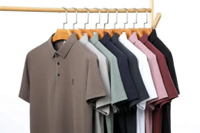 [Leve 5, Pague Só 3] Kit de Camisas Polo Masculinas Valder Premium em Seda Mulberry, Poliéster e Elastano